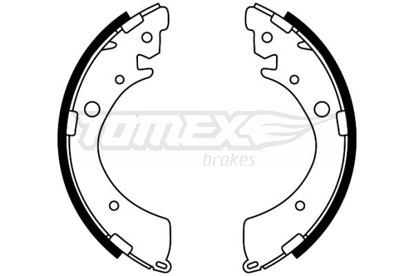 TOMEX BRAKES Комплект тормозных колодок TX 22-40